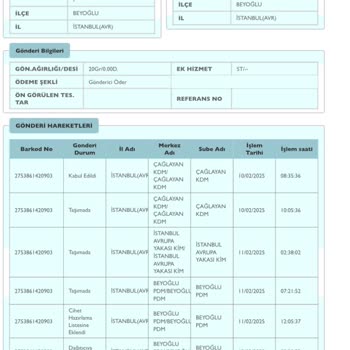 PTT Kargo Teslimat Sorunu Ve Yanıltıcı Bildirim