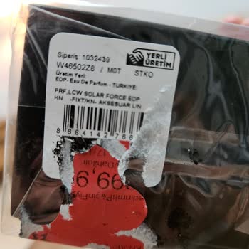 Hediye Parfümün Basma Tertibatı Çalışmıyor Ve Sızıntı Var