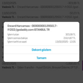 Yetkisiz Hesap Kesintileri Ve İade Talebi