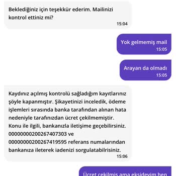 Getir'den İptal Edilen İşlemler İçin 36 Gündür İade Bekliyorum!