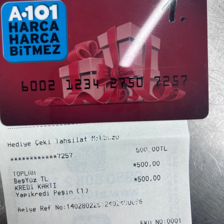 Hediye Çekinde Para Yok, A101 Paramı Geri Vermiyor