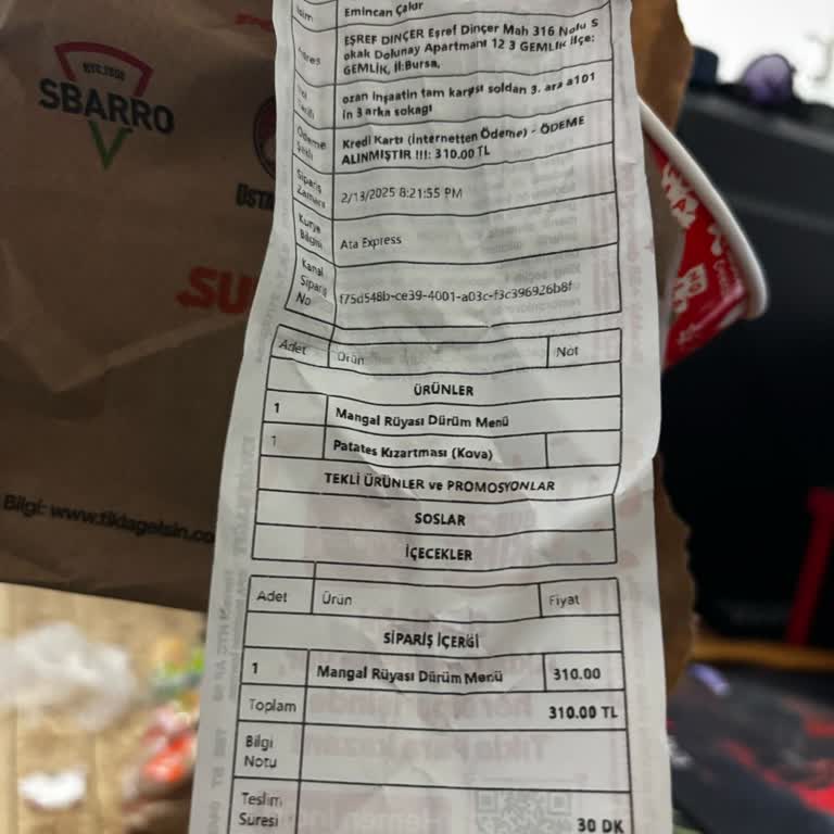 Eksik Sipariş Ve İlgisiz Müşteri Hizmetleri