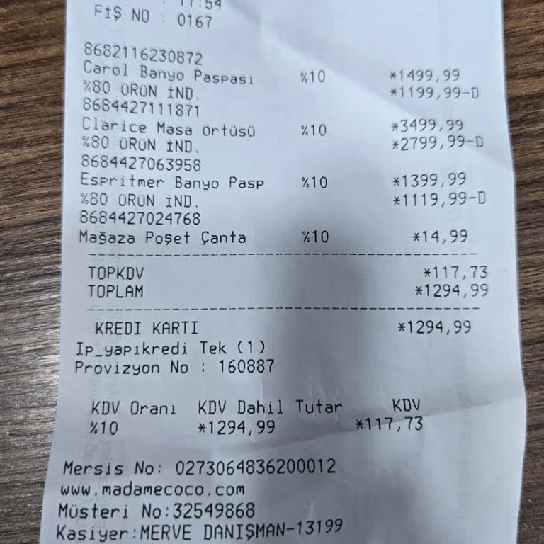 Değişim Talebine Olumsuz Yanıt: Madame Coco'da Hayal Kırıklığı