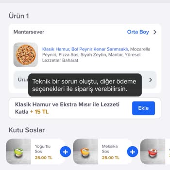 Domino's'ta Ödeme Sorunu Ve Müşteri Hizmetleri İlgisizliği
