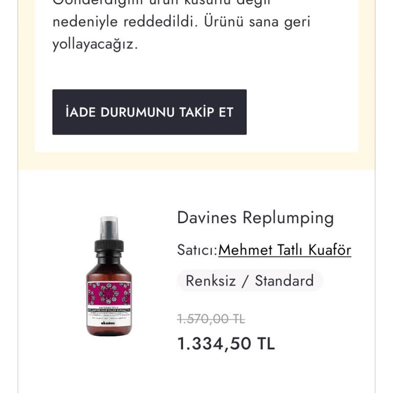 Boyner'den Koruma Bandı Olmayan Ürün Ve İade Sorunu