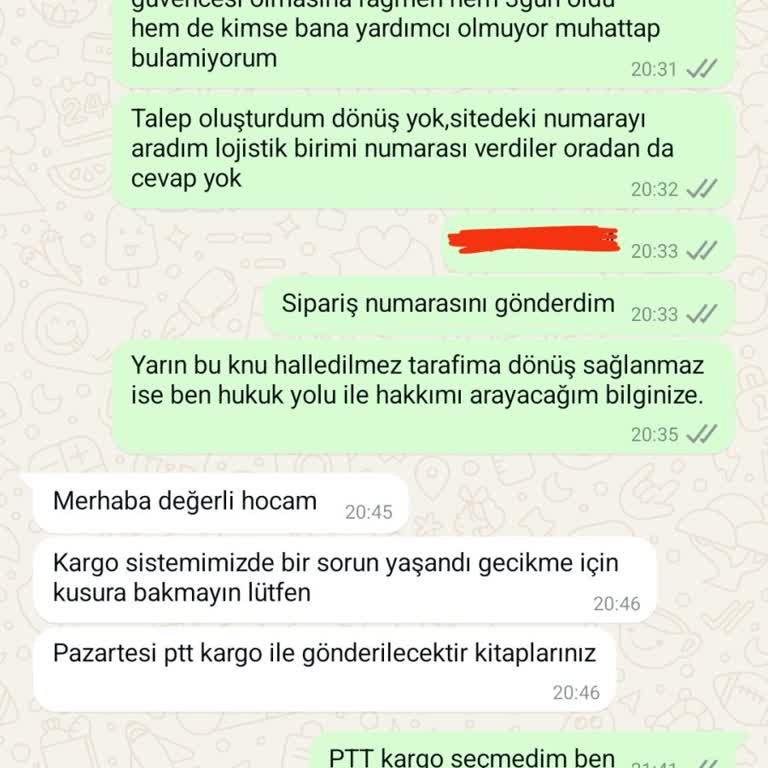 Kargo Sürecinde Yaşanan Sorunlar Ve Yanıltıcı Bilgilendirme