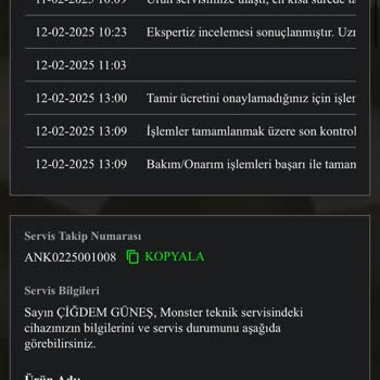 Garanti Kapsamında Çözülmeyen Mouse Sorunu
