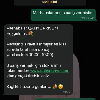 Sipariş Verip Ürünleri Alamamak