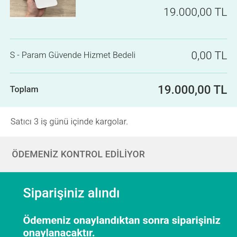 Sahibinden'de Yanlış Ödeme Yaptınız Diye Yanıltmaya Çalışıyorlar