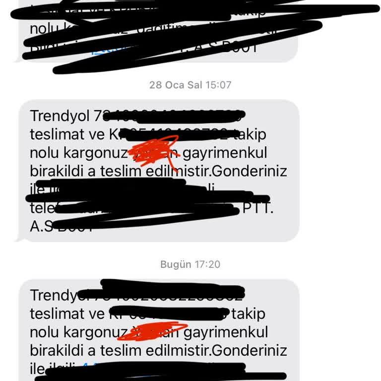 PTT Kargo'nun Sürekli Yanlış Teslimatı