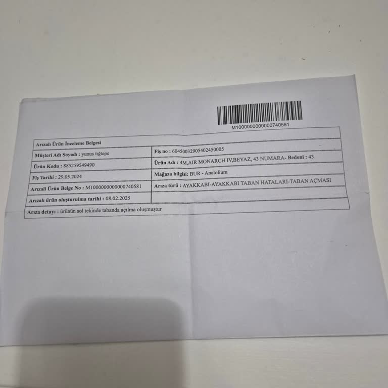 Nike Monarch Ayakkabıda Beklenmedik Sorun