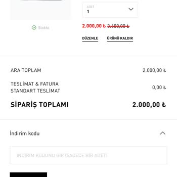 İndirim Kodu Sorunu: Puma'da İlk Sipariş Avantajı
