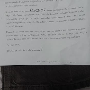 Renk Veren Jean Pantolon Ve Yetersiz Müşteri Hizmetleri