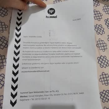 Hummel Eşofman Takımı Tiftiklenme Sorunu Ve Müşteri Hizmetleri Hayal Kırıklığı