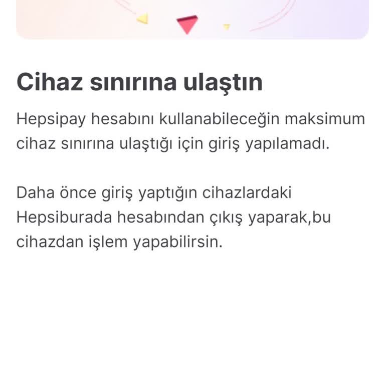 Hepsipay Hesap Erişim Sorunu