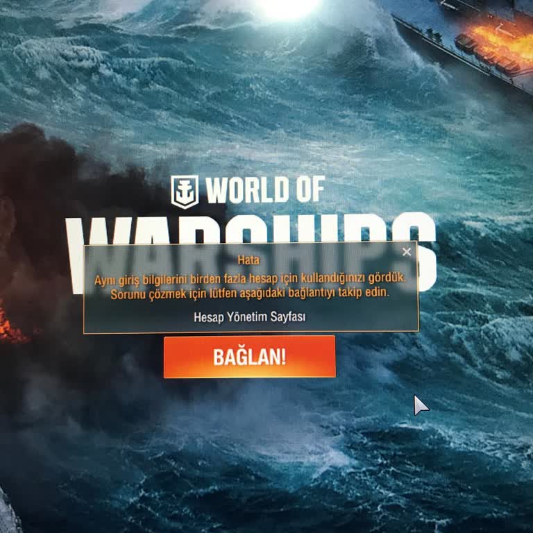 World Of Warships Hesap Giriş Sorunu Ve Çözüm Talebi