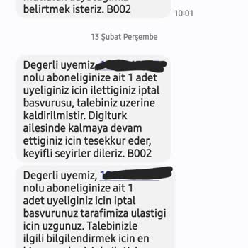 Digiturk Üyelik İptal Sürecinde Yaşanan Sorunlar Ve Yanıltıcı Faturalandırma