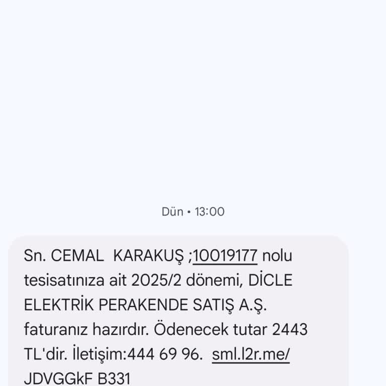 Yüksek Elektrik Faturası Ve İlgisizlik