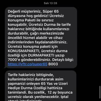 Vodafone'un Aşım Paketleri Ve Müşteri Hizmetleri Sorunu