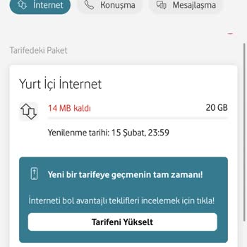 Vodafone'un Aşım Paketleri Ve Müşteri Hizmetleri Sorunu
