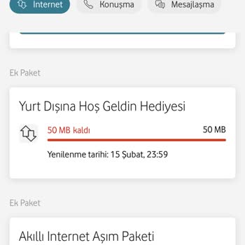 Vodafone'un Aşım Paketleri Ve Müşteri Hizmetleri Sorunu