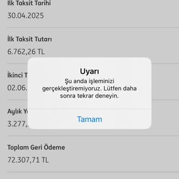 Yapılandırma Ekranında Teknik Sorun Ve İletişim Engeli