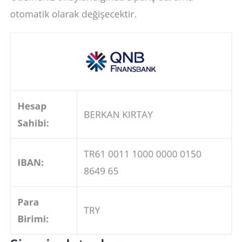 1100 TL'lik Siparişin Ardından Sessizlik