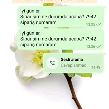 1100 TL'lik Siparişin Ardından Sessizlik