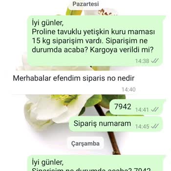 1100 TL'lik Siparişin Ardından Sessizlik