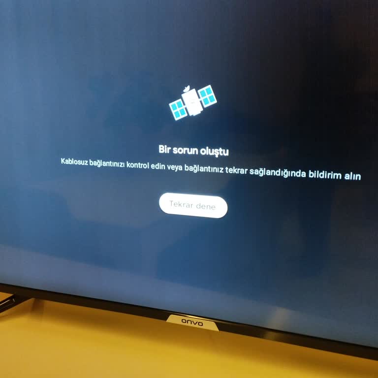 Onvo Smart TV'de Wi-Fi Bağlantı Sorunu