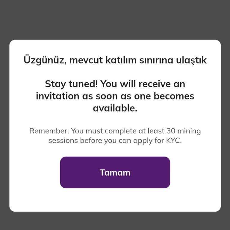Pi Coin KYC Kaydı Sorunu Ve Yardım Talebi