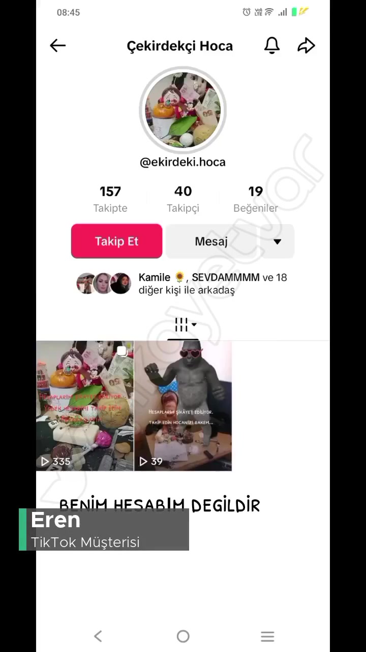 TikTok Bu Hesap Benim Değildir Ve Beni Karalamak İçin Açılmış Bir Hesaptır! videonun kapak resmi