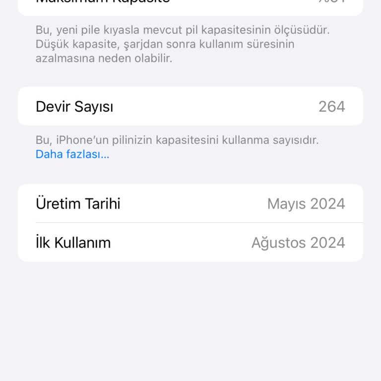 İphone 15 Pro Max Pil Sağlığı Sorunu
