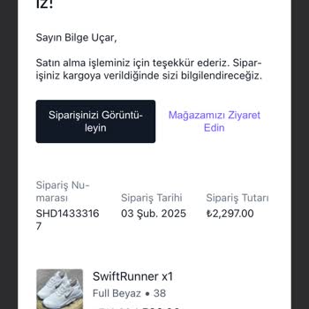 Sipariş Sorunu Ve İletişim Eksikliği