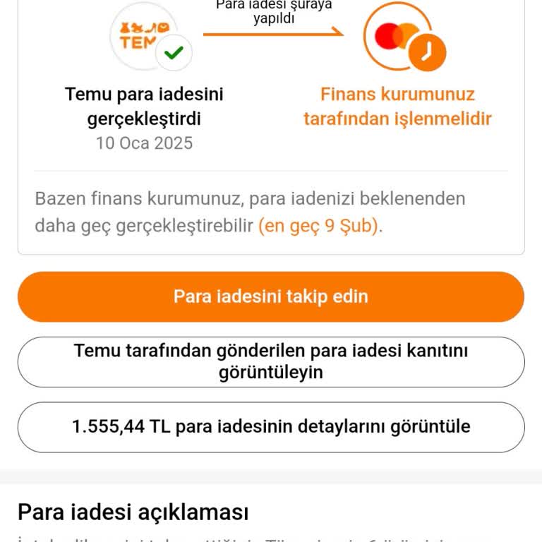 İptal Edilen Siparişin İadesi Yapılmadı, Mağduriyet Yaşanıyor