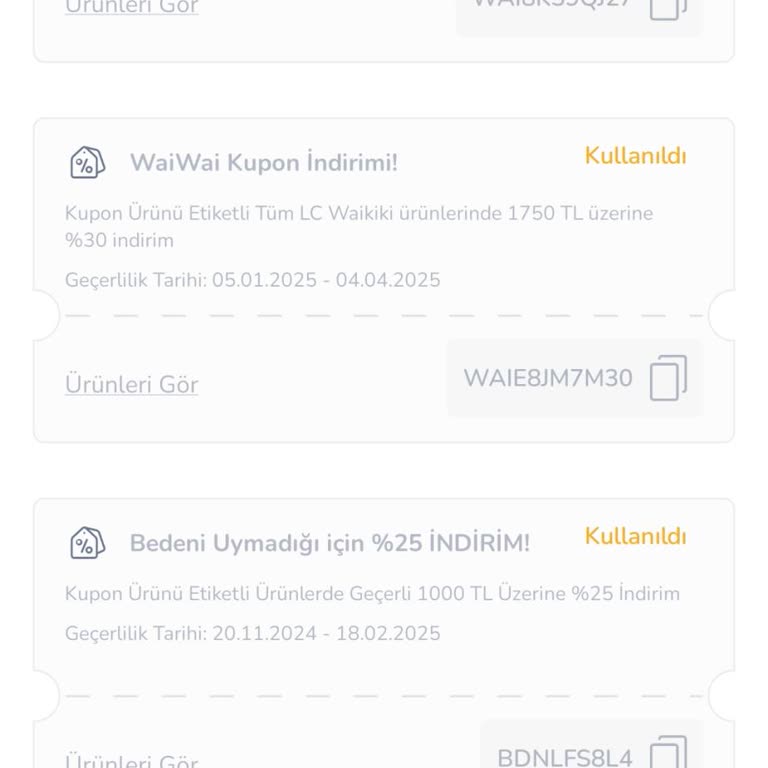 Özel İndirim Kuponum Neden Geri Yüklenmedi?