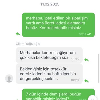 Teslim Edilmeyen Sipariş Ve İade Sorunu