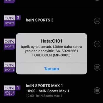 Bein Connect Üzerinden Hizmet Alamama Sorunu
