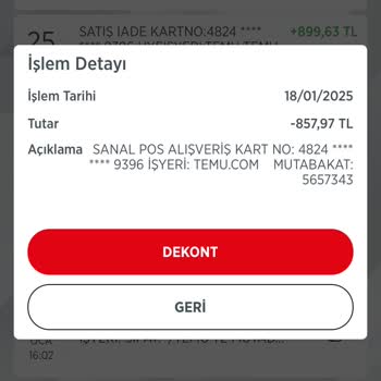 İade Edilmeyen Ücret Ve Yanıltıcı Müşteri Hizmetleri