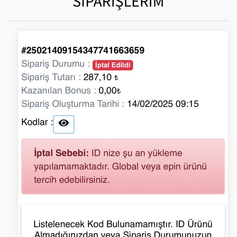 Sürekli İptal Edilen UC Satın Alma Sorunu