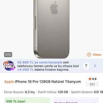 Hepsiburada'dan Aldığım 16 Pro'nun Fiyatı Hızla Düşüyor