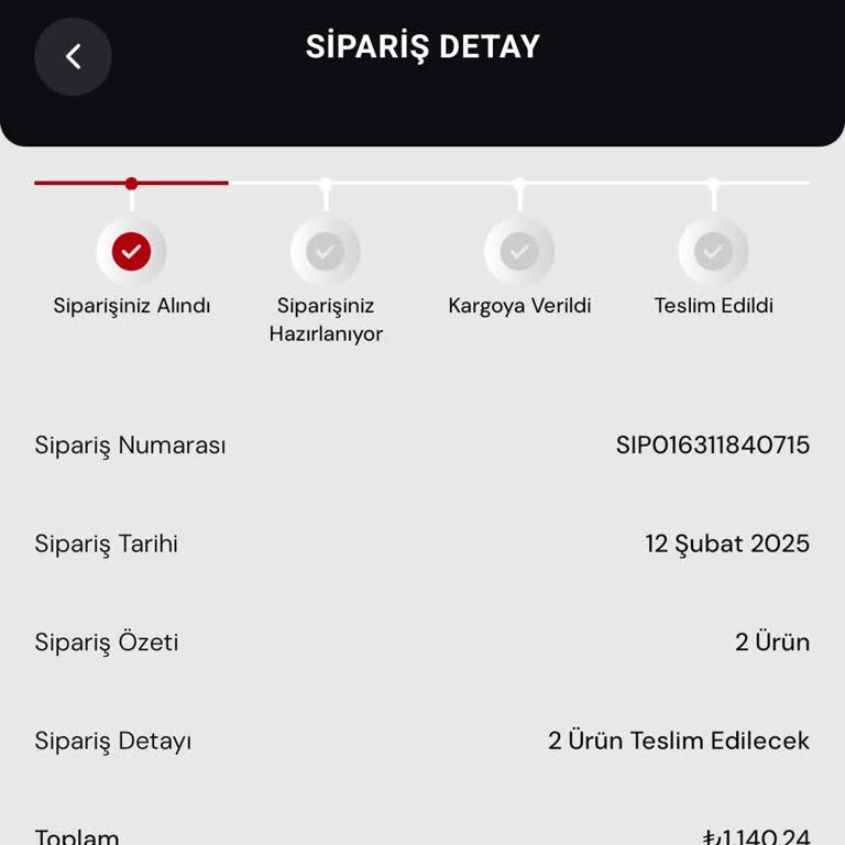 BJK Süper Uygulamasında Sipariş Ve İade Sorunu