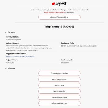 Arçelik Buzdolabında Kronik Gövde Gaz Kaçağı Sorunu Ve Mağduriyet