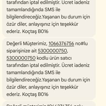 Koçtaş'tan Beklenmedik İptal Şoku