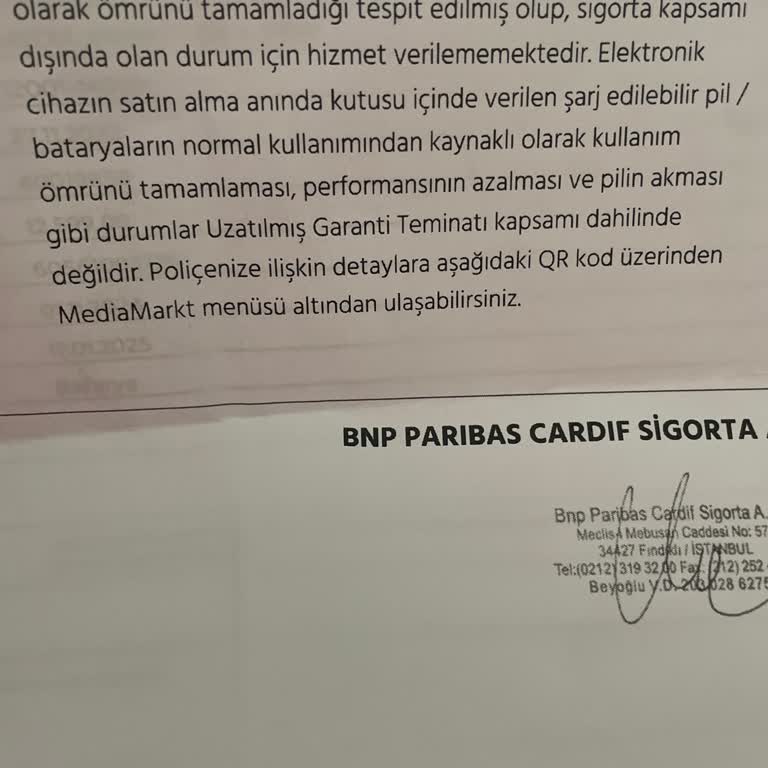 Ek Garanti Kapsamı Ve Batarya Sorunu