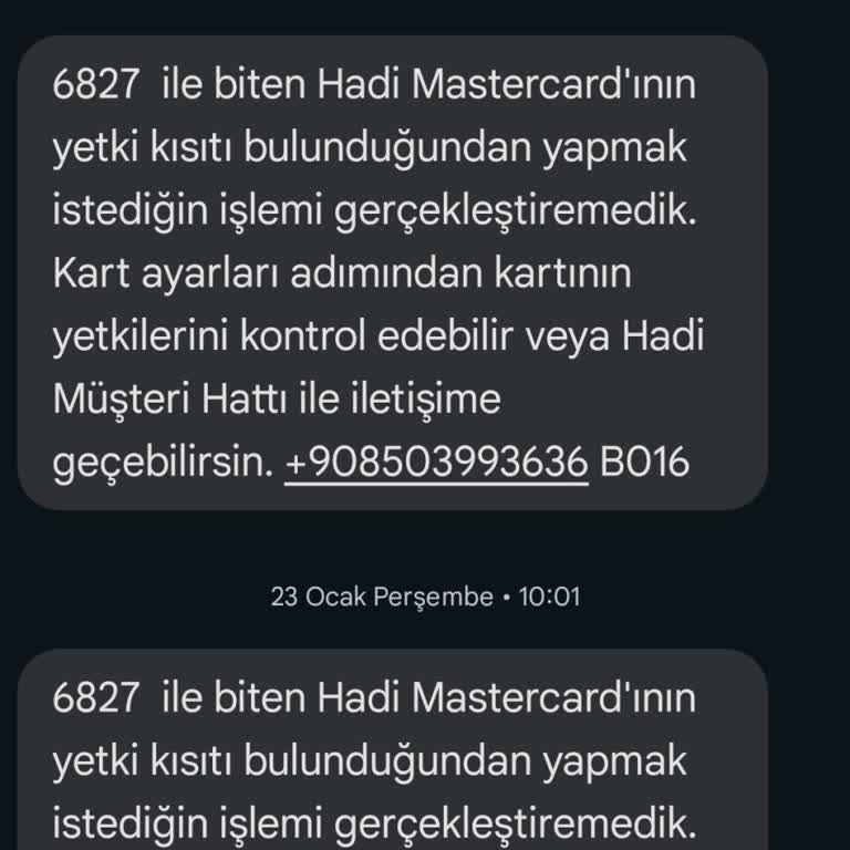 Masterkart İle Ödeme Sorunu