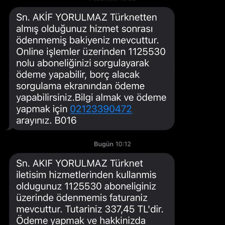 İnternet Hizmeti Ve Fatura Sorunlarıyla Boğuşuyorum