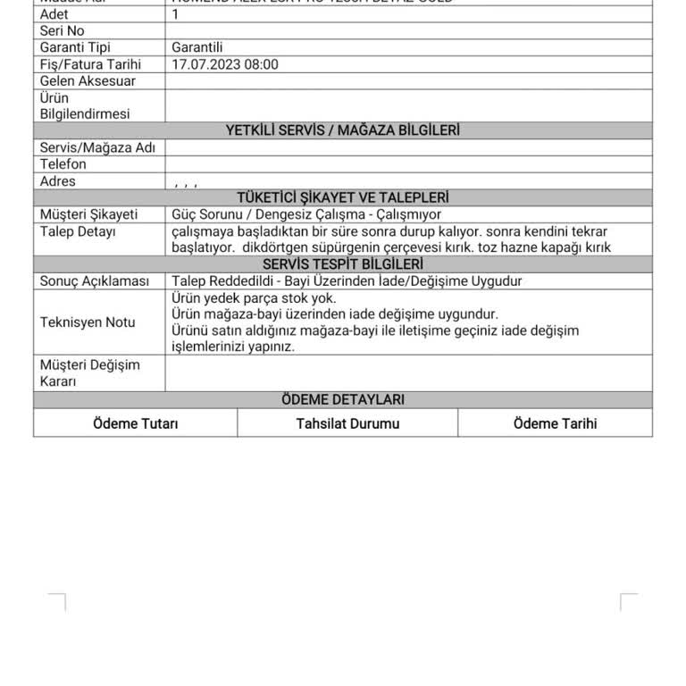 Emsan Ümraniye Mağazası'nda Değişim Sorunu