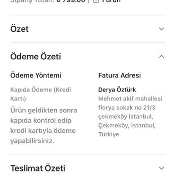 Aras Kargo Okyanus Şubesi: Kredi Kartı İle Ödeme Sorunu