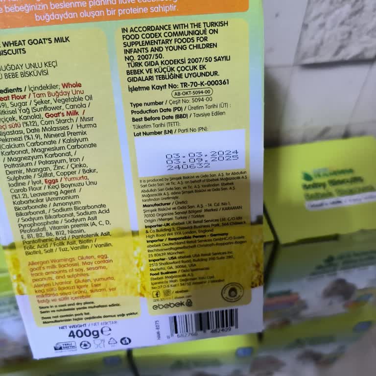Eski Üretimli Bebek Bisküvileri Ve Yaklaşan SKT Sorunu